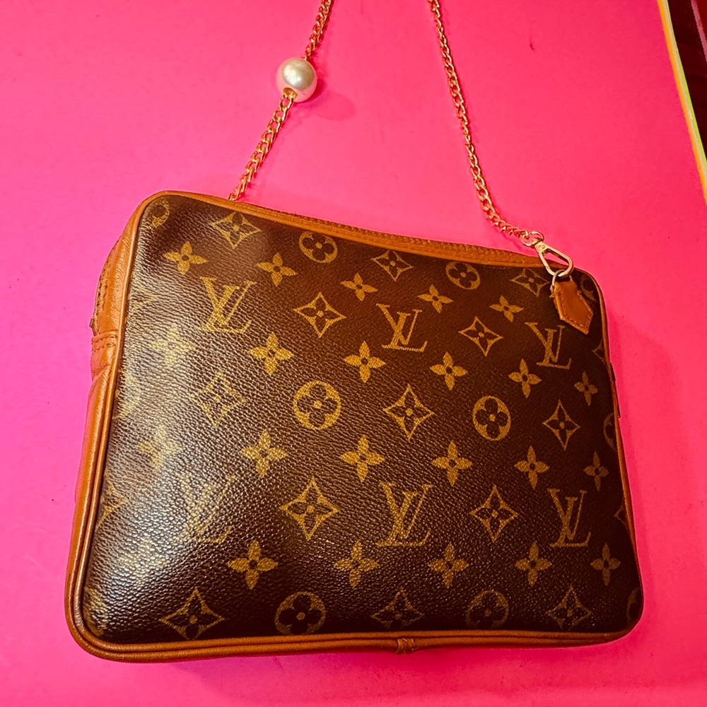 Sold out Louis Vuitton Tan and Brown Monogram Crossbody Bag - Picture 12 of 16